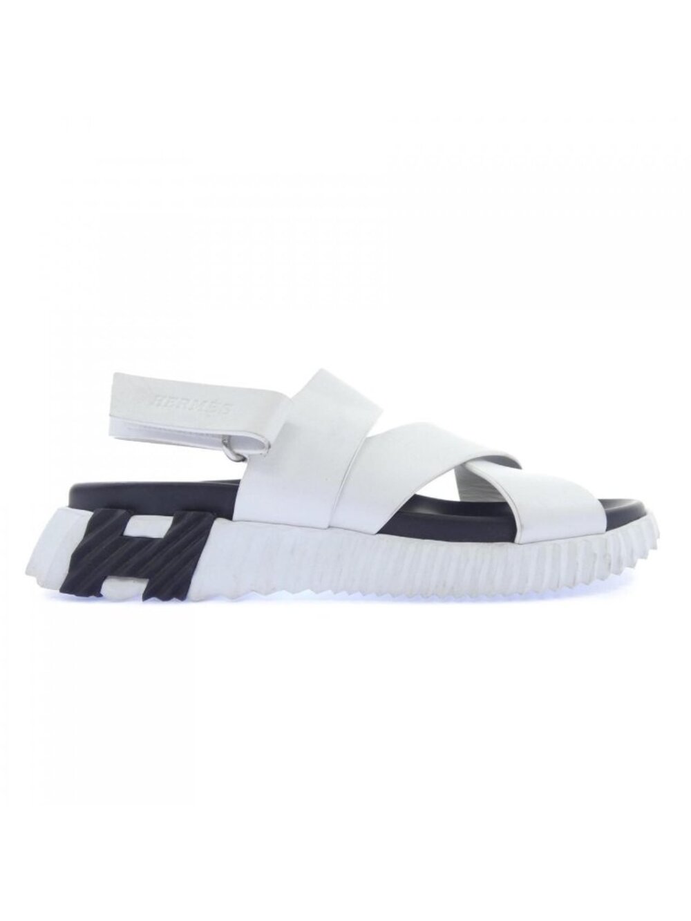 Hermes Electric Sandals White
